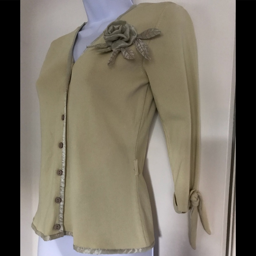 CABO , size S Cardigan, 3/4 sleeves V neck